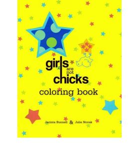 girls are not chicks colouring