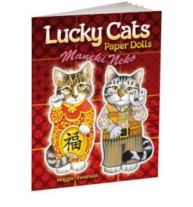 lucky cats paper dolls